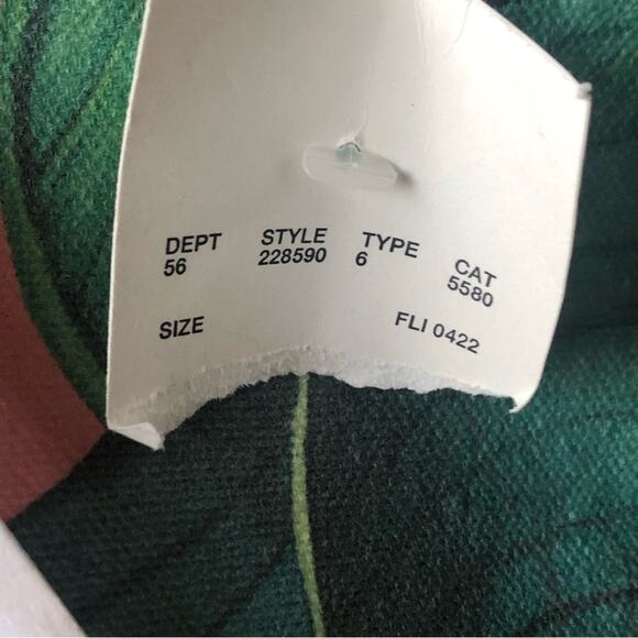 NWT Tommy Bahama cotton and jute tropical pink and green tote - Picture 5 of 5